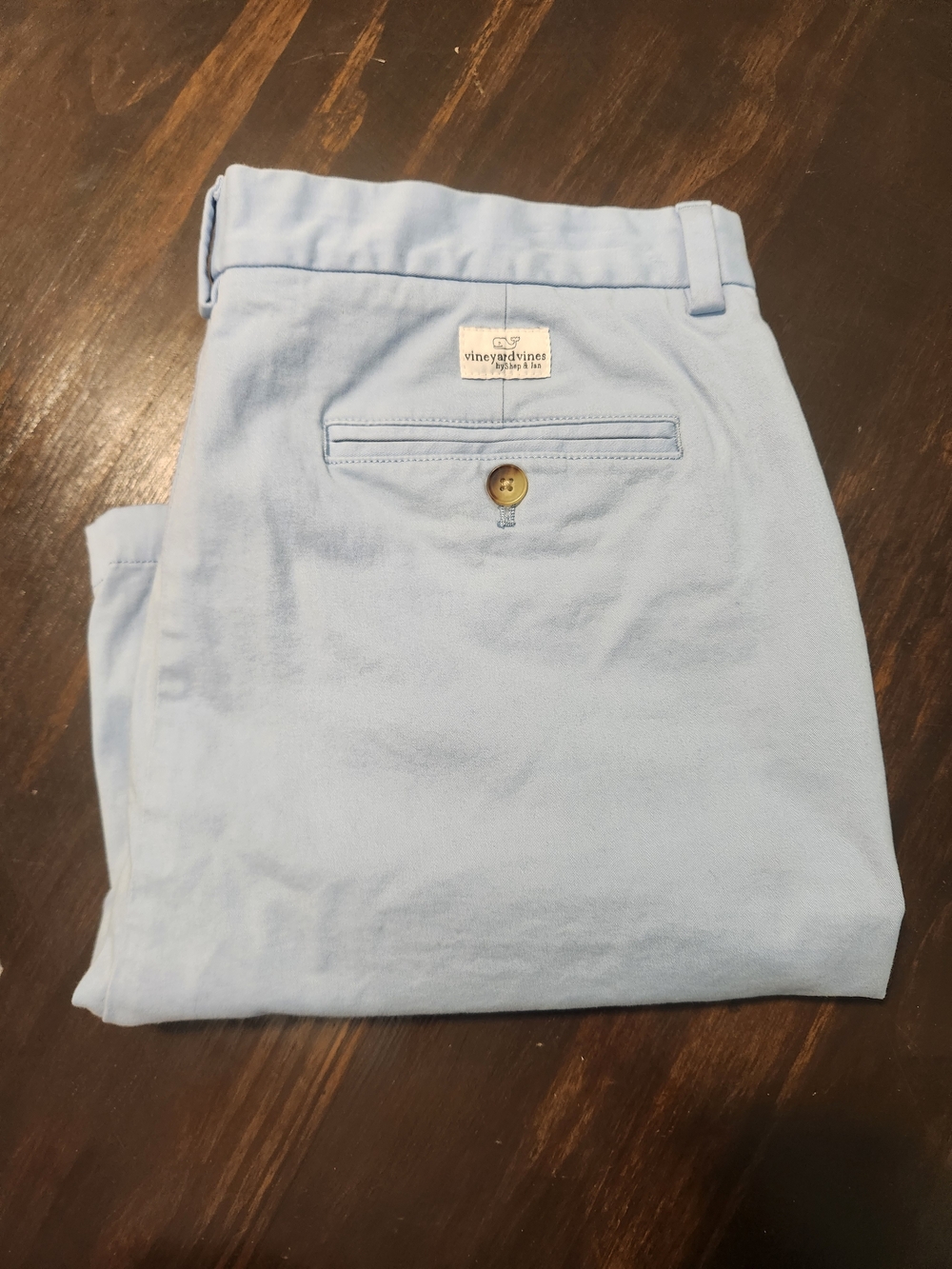 Vineyard Vines OTG On The Go Men's Shorts Size 34 Blue Stretch Chino Casual
